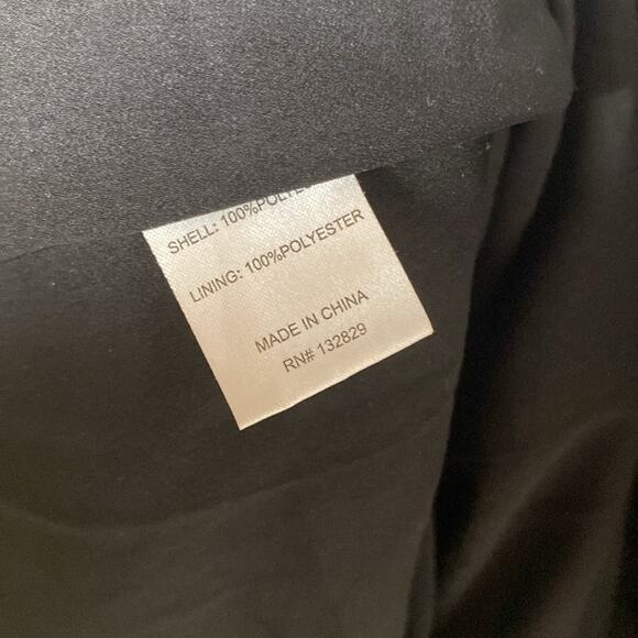 Lovers‎ + Friends Arielle Black Dot Mini Dress Small puff sleeves ruffle Swiss - Picture 7 of 7